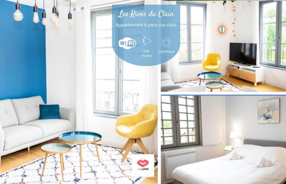 Appartement Les Rives du Clain - Sublime T4 au bord de l'eau à Poitiers Extérieur photo