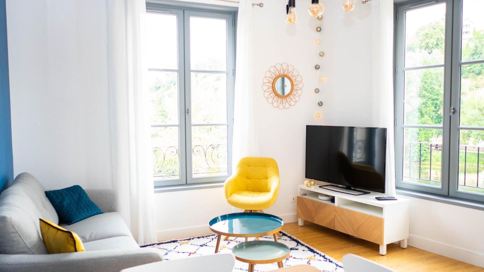Appartement Les Rives du Clain - Sublime T4 au bord de l'eau à Poitiers Extérieur photo